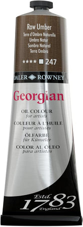 Daler Rowney Georgian Oil Paint  225ML RAW UMBER - Al Masam Stationery LLC